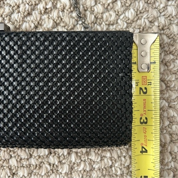Black Clutch Bag by Jessica McClintock vintage 80s - Picture 8 of 8